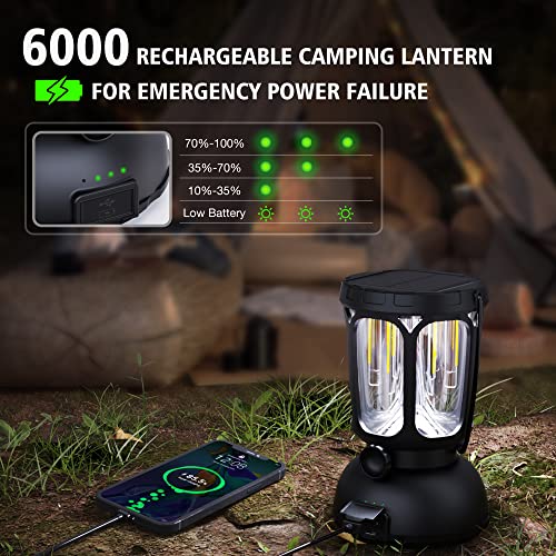 6000 LED Camping Lantern Rechargeable