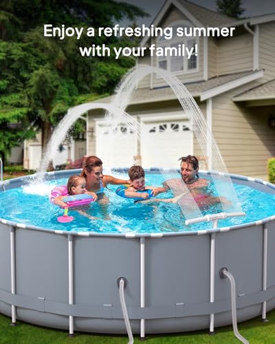 Dual Spray Pool Fountain for Above Ground and Inground