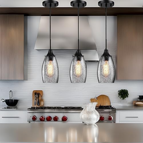 Mini Glass Pendant Light (3 Count)