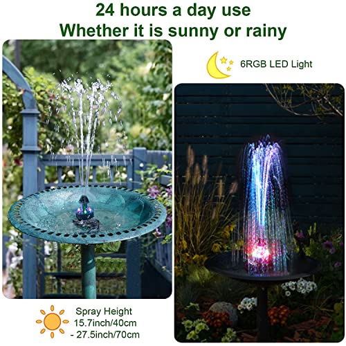 24 Hours Working Bird Bath Fountains Electric