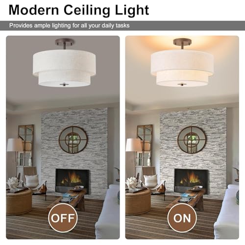 Semi Flush Mount Ceiling Light