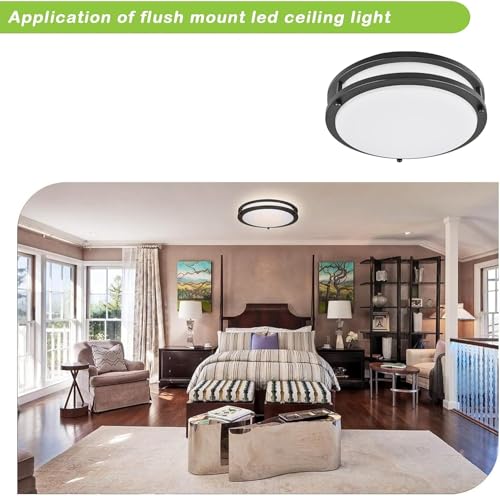 10 inch Flush Mount LED Ceiling Light Fixture