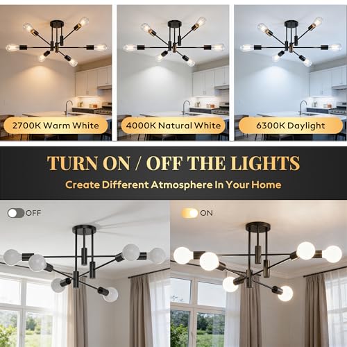 Modern Sputnik Chandelier