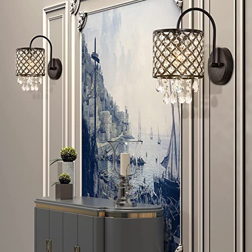 Crystal Wall Sconce (2 Count)