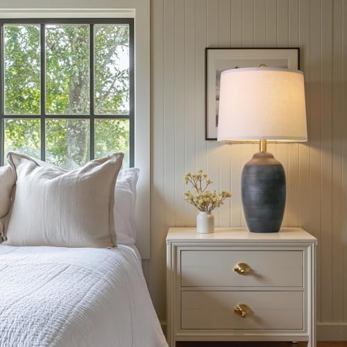 24.5" Vintage Ceramic Table Lamp with 5FT Cord