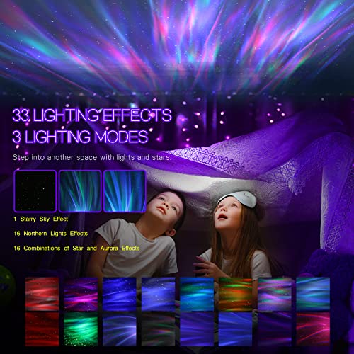 Northern Galaxy Light Aurora Projector with 33 Light Effects