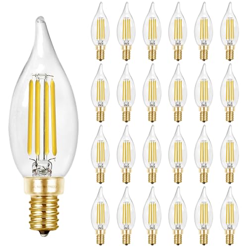 Candelabra Light Bulbs 5000K (24 Count)