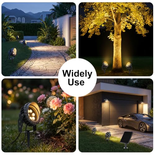 Solar Tree Spot Lights Outdoor 2PK