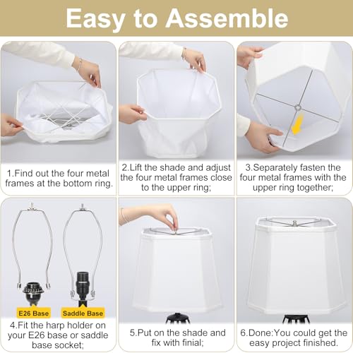 White Lamp Shades Set of 2 (2 Count)