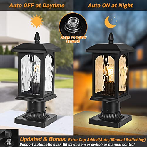 Dusk to Dawn Outdoor Post Lights (2 Count)