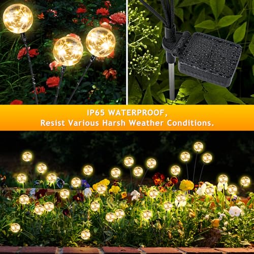 Solar Lights Outdoor Waterproof (4 Count)