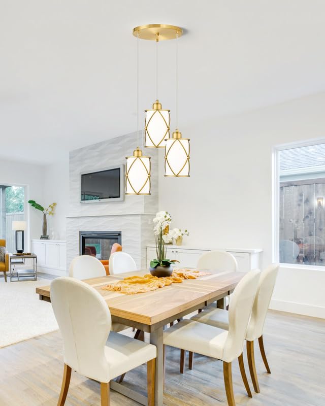Brushed Gold Pendant Light Fixtures