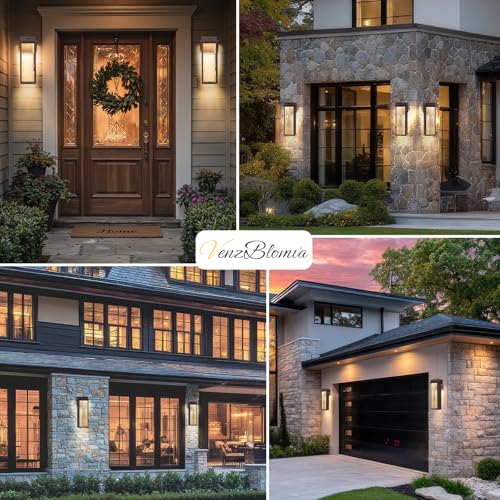 16” Oil Rubbed Bronze Motion Sensor Outdoor Sconce Lights 2 Pack (2 Count)