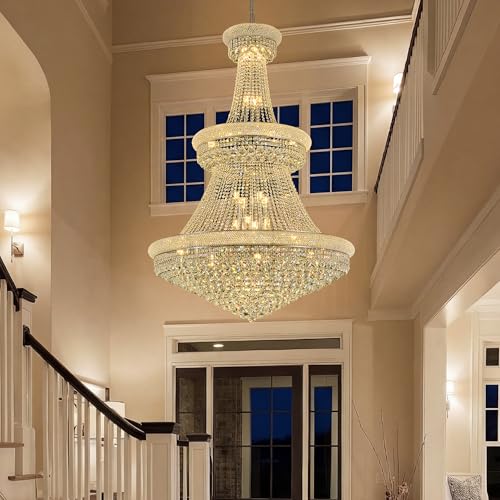 36 Lights High Ceiling Chandelier
