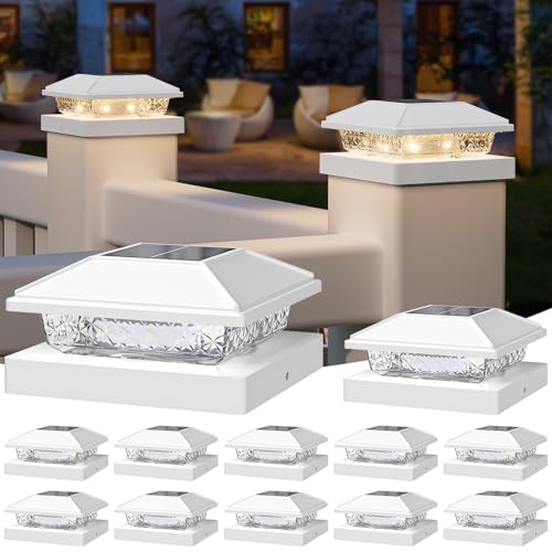 Solar Post Cap Lights (12 Count)