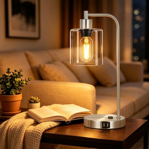 Industrial Touch Control Table Lamps Set of 2 (2 Count)
