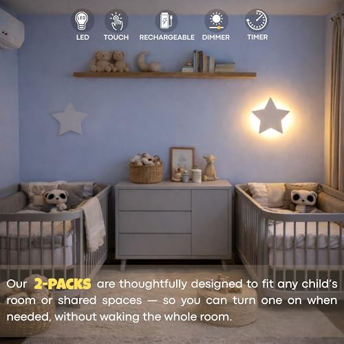 Star Wall Lights 2 Pack (2 Count)
