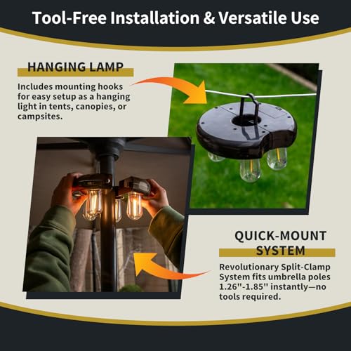 Patio Umbrella Light with Remote Control