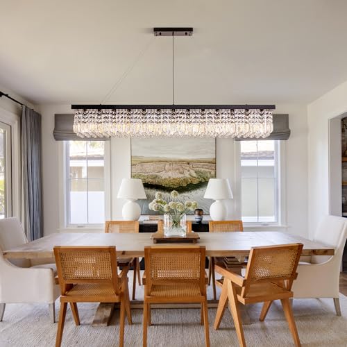 59 inch Modern Crystal Chandelier