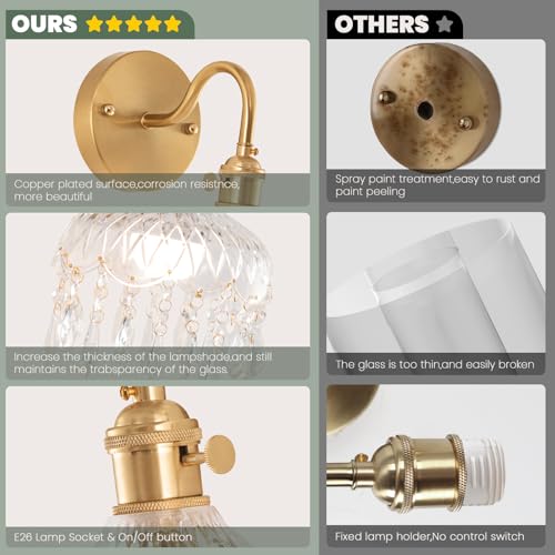 Vintage Battery Operated Wireless Wall Sconces