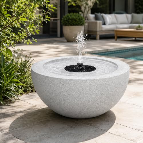 Solar Powered Outdoor Water Fountain