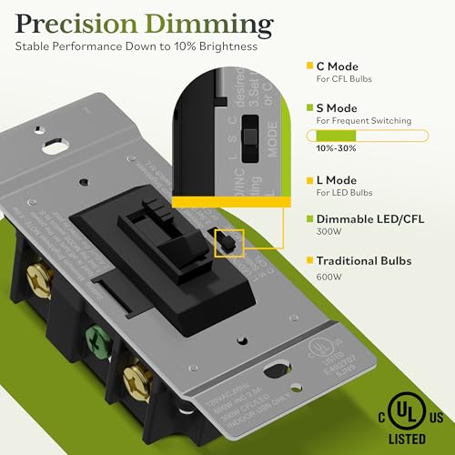 Toggle Dimmer Switch for LED