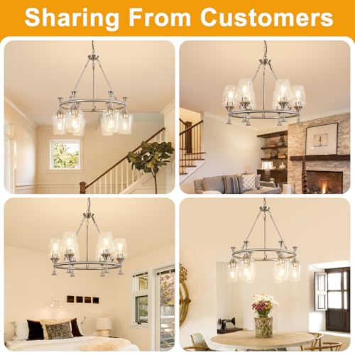 25" Modern Chandelier for Dining Room