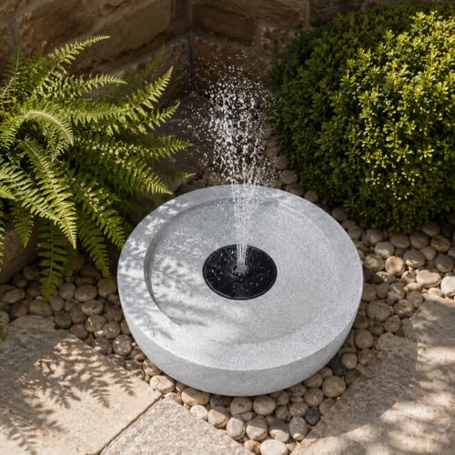 Solar Powered Outdoor Water Fountain