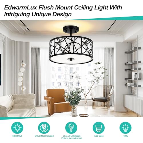 3 Light Semi Flush Mount Ceiling Light