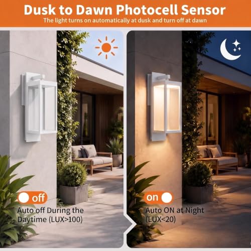 Dusk to Dawn Outdoor Wall Light