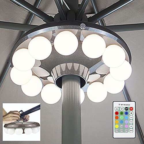Patio Umbrella Lights Battery Operated