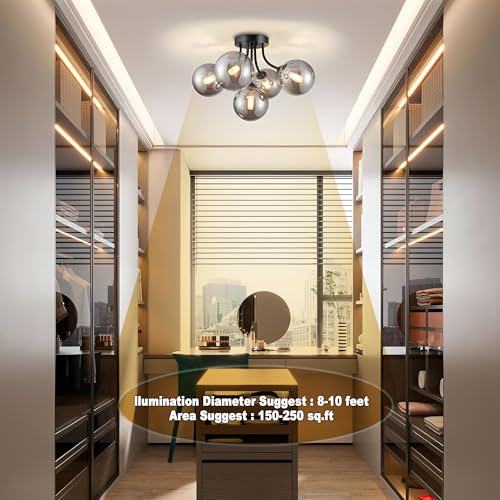 Sputnik Ceiling Light Fixture 5
