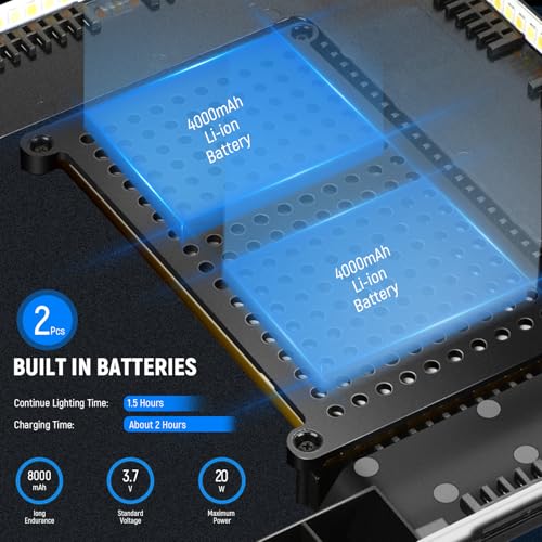 13" LED Video Light Panel Kit (2 Count)