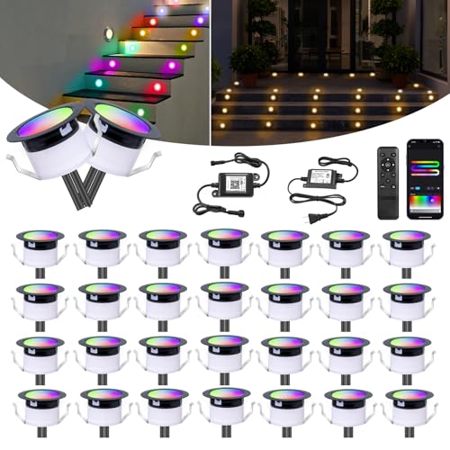 LED Deck Lights Kit Black (30 Count)
