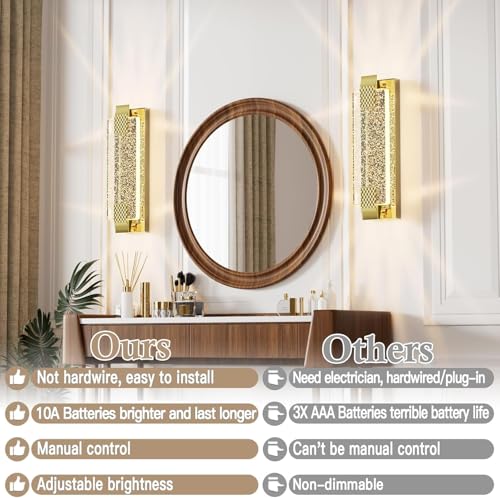 Battery Operated Wall Sconce