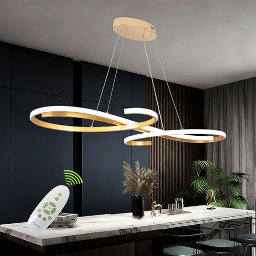 Gold LED Chandelier