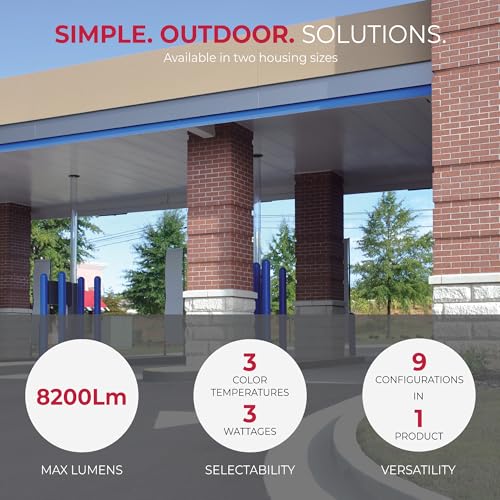 CLCS 24 60W Commercial Outdoor LED Canopy Light