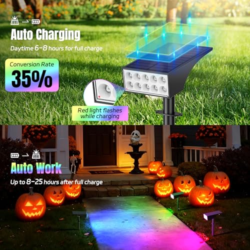 Solar Spot Lights Outdoor Waterproof