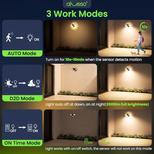 Motion Sensor Outdoor Lights