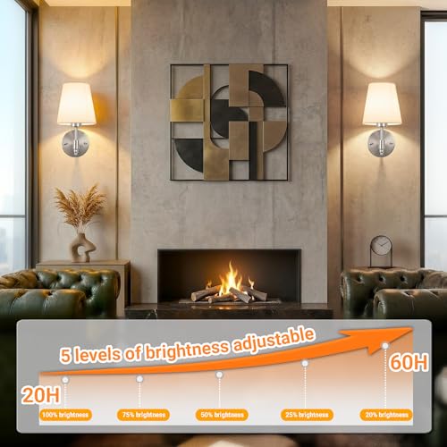 Battery Operated Wall Sconce
