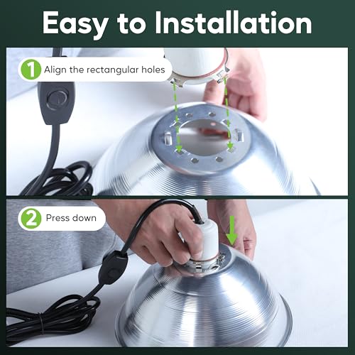 10.5" Clamp Light Socket and Bulb Guard