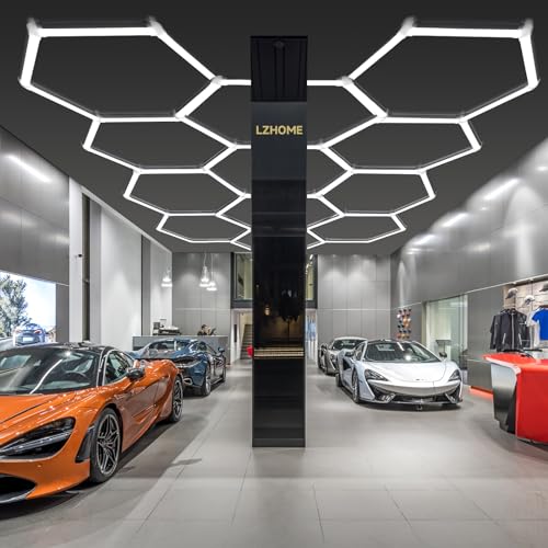 Hexagon 5000K LED Garage Lights
