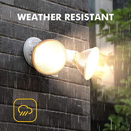 2 Packs 300 Watt Halogen Motion Activated Integrated Dual (2 Count)