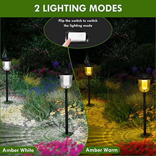 Solar Pathway Lights Outdoor (2 Count)