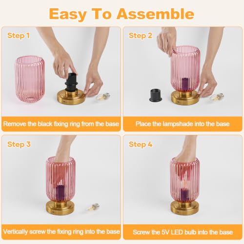 Cordless Table Lamp for Bedroom