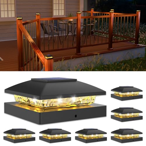 4x4 Solar Post Cap Lights (6 Count)