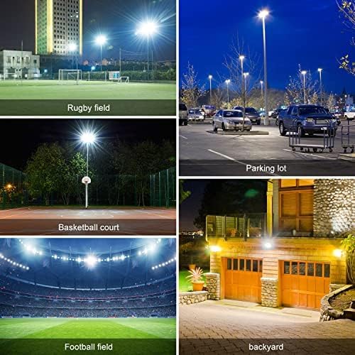 3 Pack 36000Lm 240W Led Stadium Outdoor Flood Light Area Lighting (3 Count)
