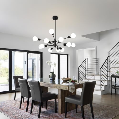 Chandeliers for Dining Room Black 12