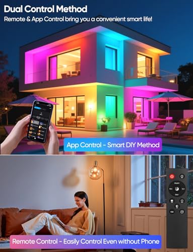 Smart A19 LED Light Bulbs (2 Count)