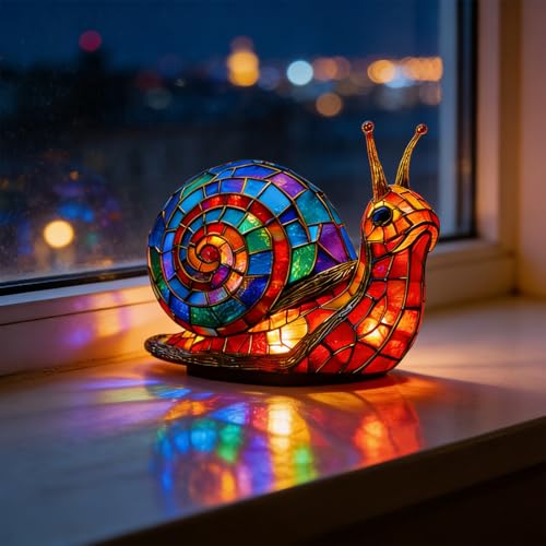 Stained Glass Animal Lamp